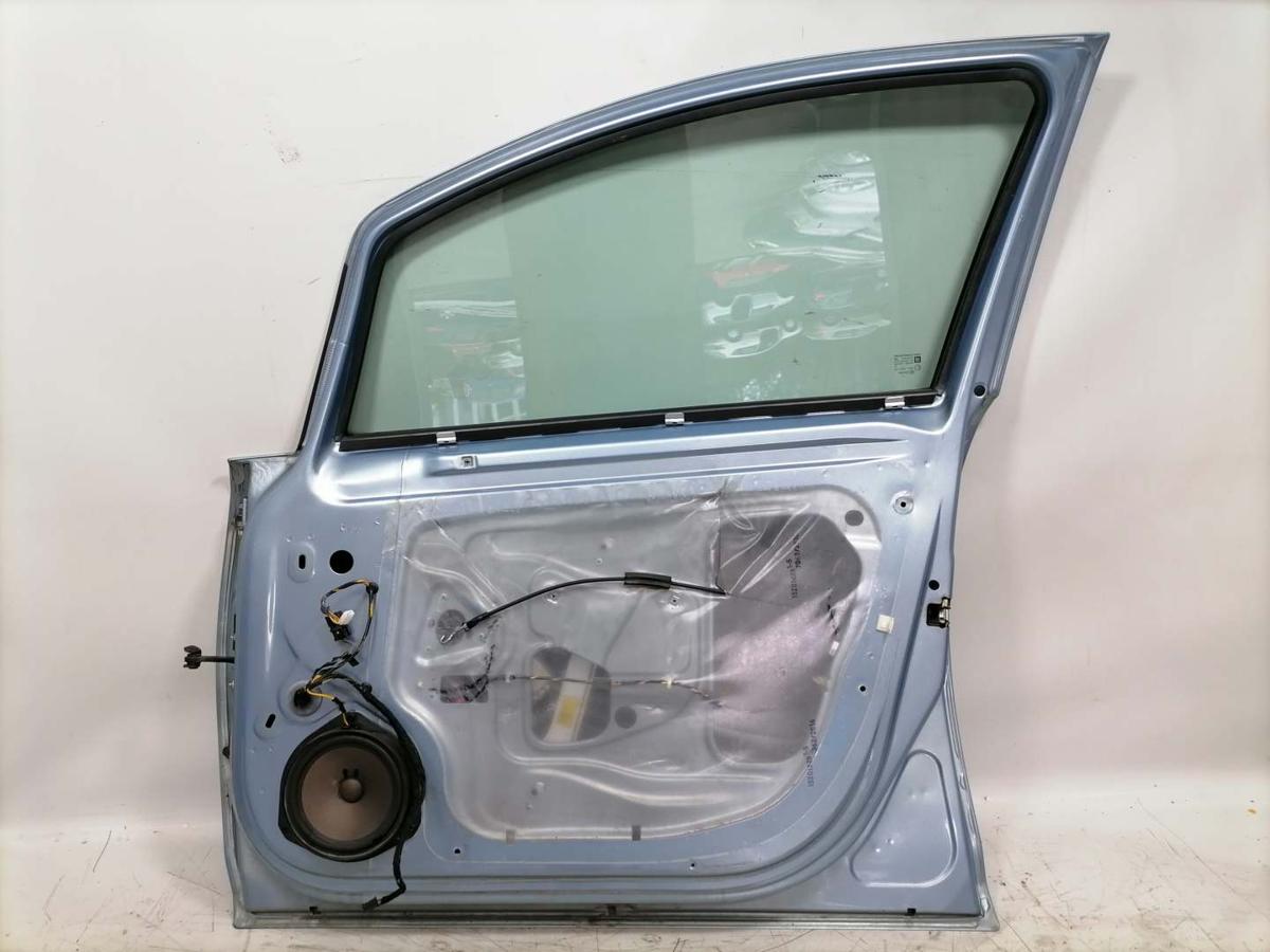 Opel Corsa D original Tür vorn rechts Z21C Aeroblau 5 Türer Rohbau BJ08